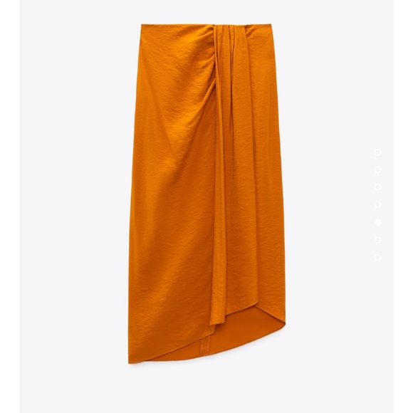 Zara ruched midi skirt - Picture 6 of 12